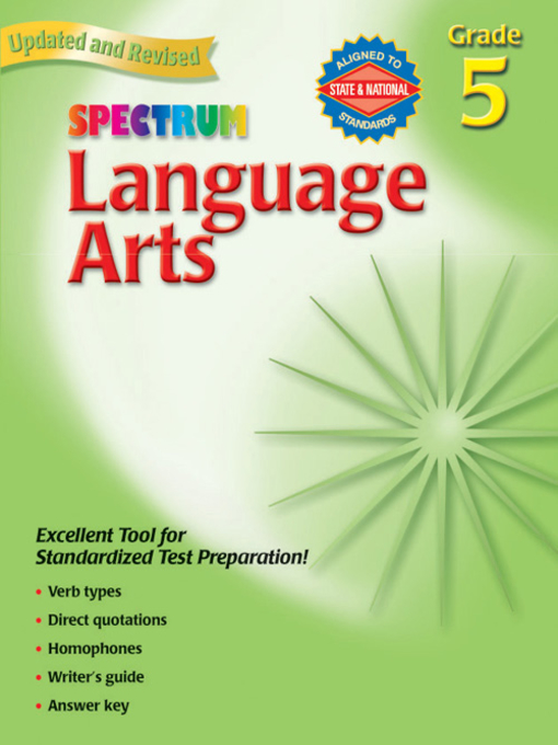 Title details for Spectrum Language Arts, Grade 5 by Spectrum - Available
